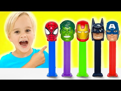 Kids turn into superheroes with magic candies