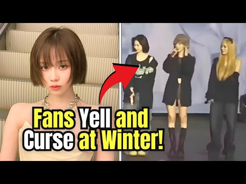 Anti Fans Yell and Curse at Winter at aespa London Concert — Fans Demand SM Action