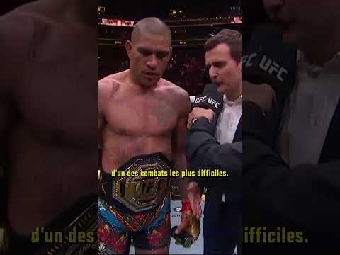 UFC 307 : Pereira rend à César ce qui lui appartient.