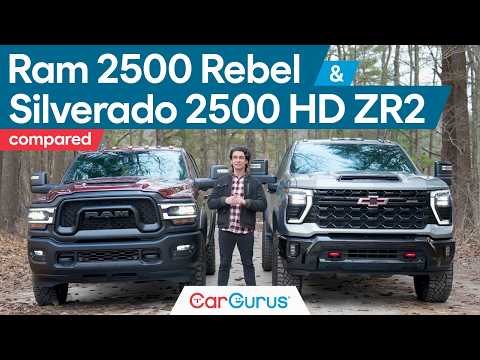 2024 Chevy Silverado 2500 HD ZR2 vs 2024 Ram 2500 Rebel: HD OFF-Roaders!