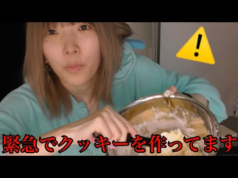 【大急ぎ】ただクッキー作っただけなのに…大号泣する女のお蔵入り動画【カオス】