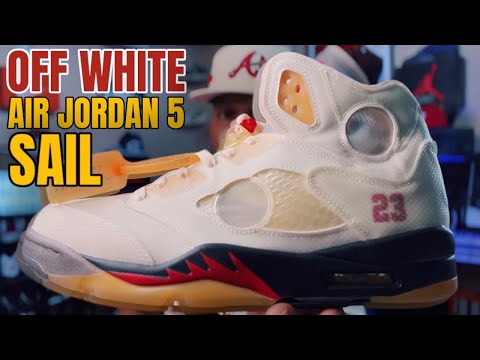 THE OFF WHITE JORDAN 5 “SAIL” COULD POSSIBLY BE ONE OF THE TOP JORDAN 5s OF ALL TIMES ( 3RD PARTY )