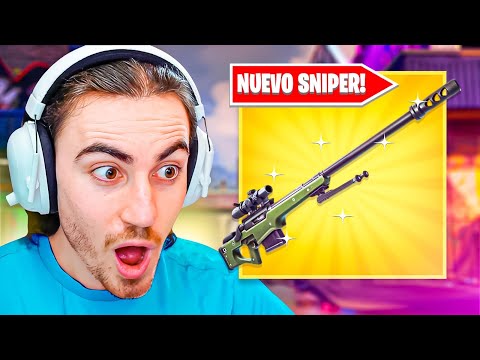 Usé SOLO el NUEVO SNIPER para GANAR en FORTNITE TEMPORADA 2