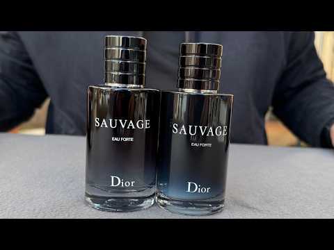 Fake vs Real Dior Sauvage Eau Forte Alcohol-Free Perfume