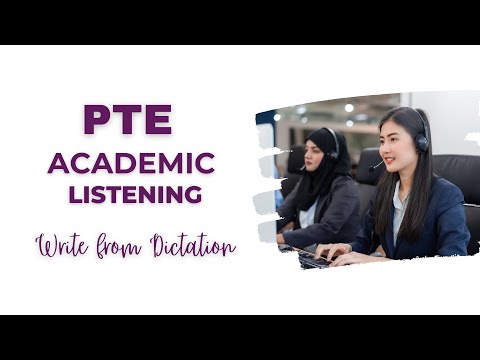 PTE Listening Write from Dictation - 5 Practice Tests with Answers