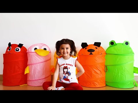 LEARN COLORS WITH COLORFUL TOY BASKETS | Nursery Rhymes for Kids | Super Simple Songs | SH Kids