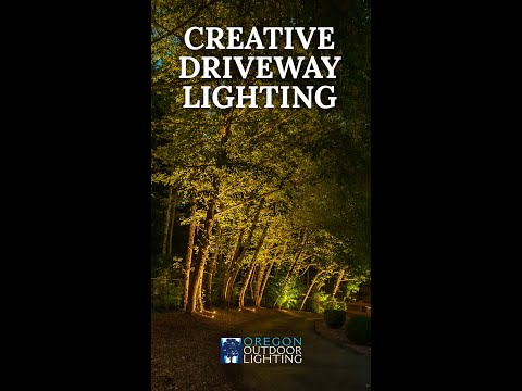 Creative Driveway Lighting | Oregon Outdoor Lighting