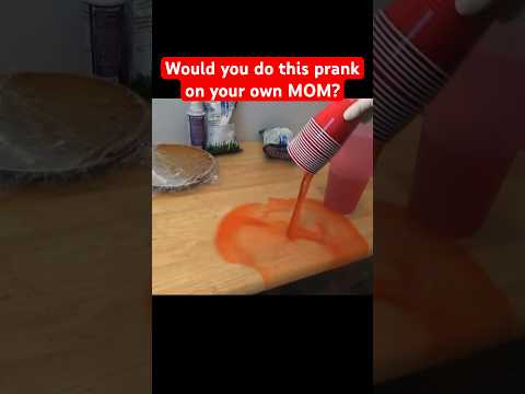 Would you do this prank on your mom? #funny #prank #laugh