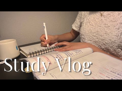 【StudyVlog】カフェはしごして勉強頑張る社会人の土日✍🏻📋韓国語学習/語学も独学🇰🇷