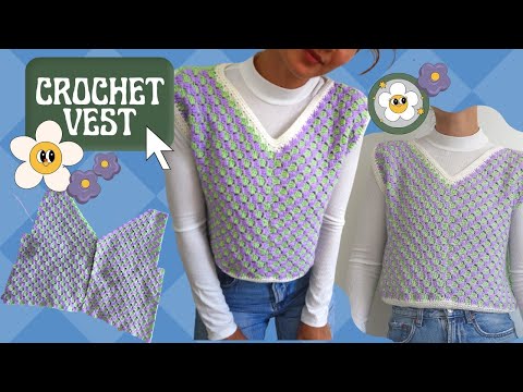 Crochet A Vest! With the corner to corner stitch (c2c)