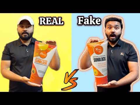 How To Identify Rivaj Sunblock Real Vs Fake