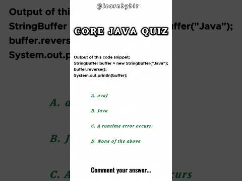 Java Interview Questions Core Java Test #java #corejava #javainterview