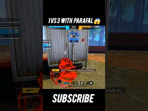 1 vs 4 😈 with Parafal 💪 #shorts #shortfeed #freefire #1vs4freefire #foryoubage #tgrnrz