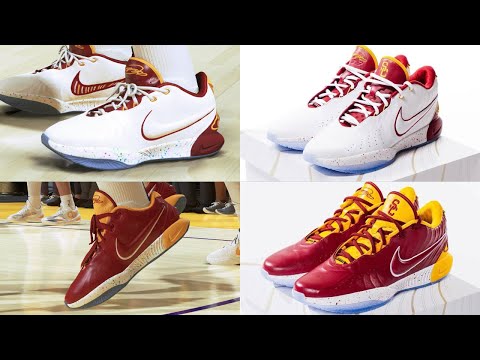 USC NIKE LBJ 21 NBA2K24  SHOE CREATOR PACK