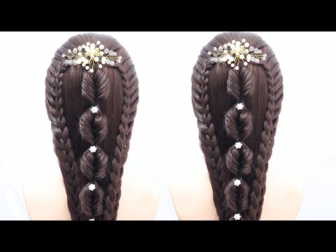 It's Easy & Amazing Ponytail Hairstyles | New Hairstyle For Wedding & Party | Simple hairstyle