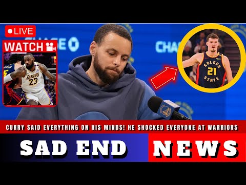 BOMBSHELL AT THE WARRIORS! FINALLY CURRY MADE IT CLEAR AFTER DEFEAT THAT HE NEEDS HELP WARRIORS NEWS