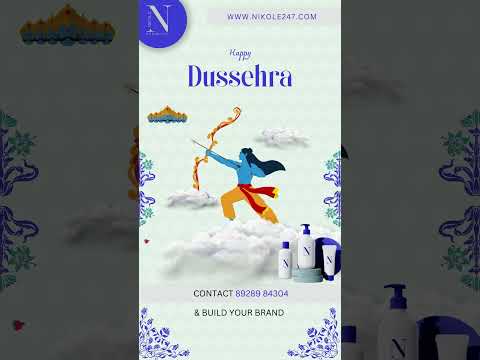 Happy Dussehra  #nikolekozmetics #skincare #organicglow #naturalbeautyproducts #shorts #yt