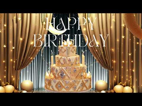 BIRTHDAY PARTY  | Happy Birthday To You song |Happy Birthday song|gold diamond cake #Birthday #video