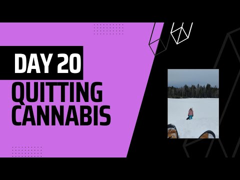 Day 20: Quitting Cannabis - The Fear of Staying the Same Overpowers the Fear of Change = GROWTH