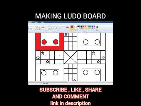 LUDO DRAWING LIKE A PRO | #shorts #youtubeshorts #art #mspaint #games  #computerart