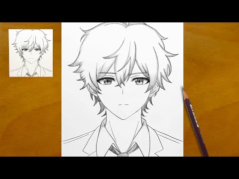 How to Draw an Anime Boy || Easy Sketching for Beginners || Pencil Art