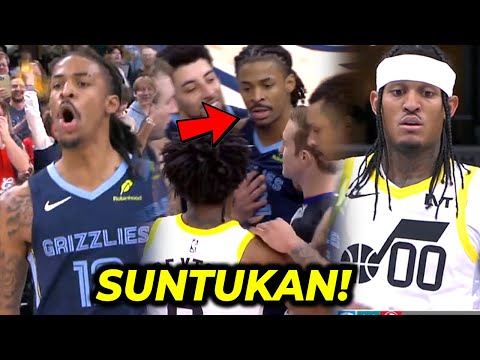 Nanghamon ng SAPAKAN si Ja Morant, DAGGER Clarkson vs Ja! | Wrestling sa NBA!