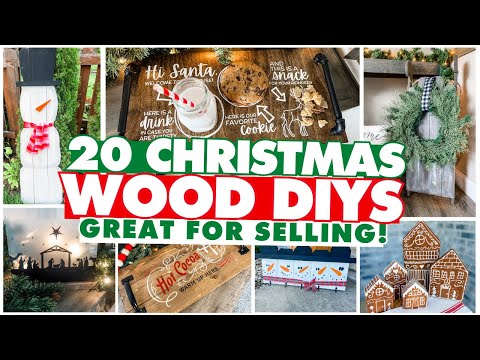 20 GENIUS & SIMPLE Wood Christmas DIY Projects To Make (+ SELL) this Holiday!💰🌲 2025