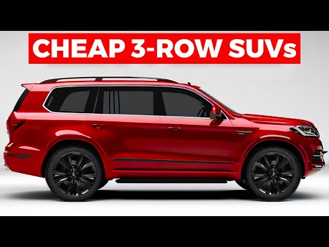 Most Reliable 3-ROW 7-SEATER SUVs Under $30,000