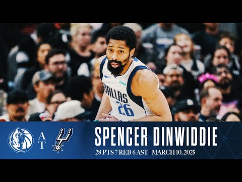 Spencer Dinwiddie (28 Points) Highlights vs. San Antonio Spurs | March 10, 2025