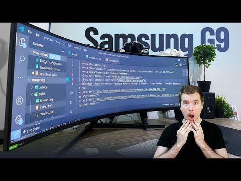 Does a bigger monitor make you a better developer? | Samsung Odyssey G9