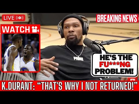 BREAKING: Kevin Durant FINALLY REVEALS WHY NOT WANTING A WARRIORS TRADE. Look what KD said...👀