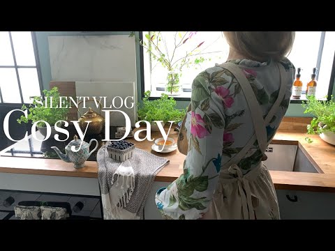 Day in My Life ᯽ Slow Living ᯽Easy Brunch, Garden Clean-Up & British Weather | Simple Life ASMR