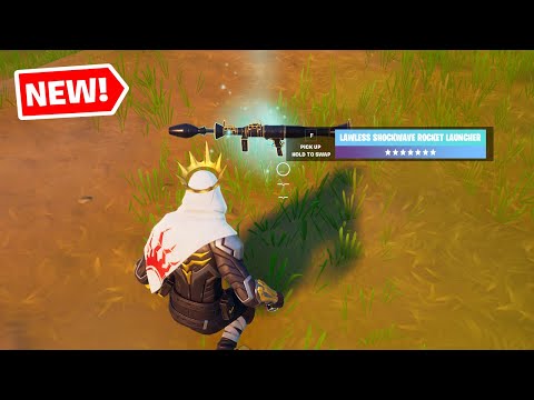 Fortnite New Lawless Shockwave Rocket Launcher Gameplay - How to get Shockwave Rocket Launcher