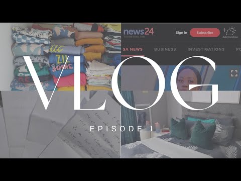 Kasi vlog: Bouncing back & Rest Vlog | lots of cleaning + NEW24 article | Organizing my room | 🇿🇦