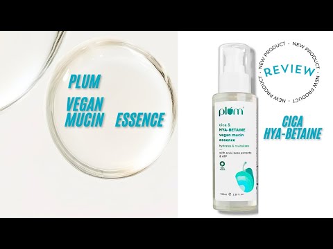 New Launch Plum Vegan Mucin - Review | Dupe For Snail Mucin ?#plumgoodness #vegan #skincare