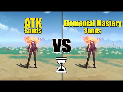 Mavuika ATK Sands vs EM Sands - Genshin impact