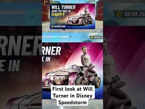 Will Turner revealed for Disney Speedstorm season 9!