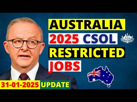 Australia Core Skills Occupation List Restricted Jobs in 2025 | Australia Visa Update