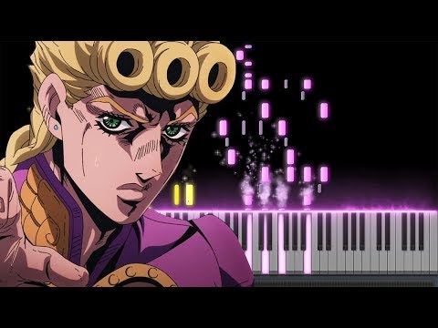 Giorno's Theme / il Vento D'oro - JoJo's Bizarre Adventure Golden Wind OST (Piano Synthesia)