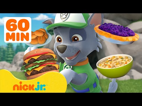 PAW Patrol Yummy Food Adventures & Rescues! #3 w/ Rocky 🍔 1 Hour | Nick Jr.