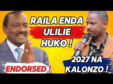 BABU OWINO OFFICIALLY ENDORSES KALONZO FOR PRESIDENT 2027!