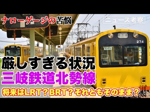 LRTやDMVまで検討？三岐鉄道北勢線、今後のあり方協議【改軌して非電化とか、BRTとか、ありすぎる選択肢】