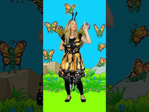 Can you count all the butterflies? 🦋🦋🦋 #shorts #counting #kidssongs