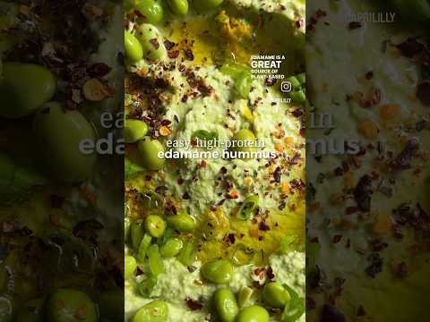 Edamame hummus #shorts #hummusrecipe #healthyfood #easyrecipe #healthysnacks