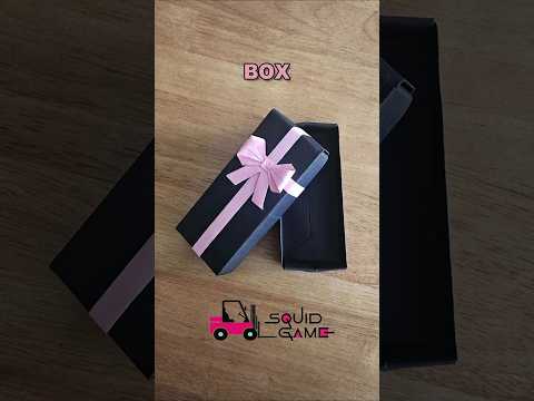 How to make  Squid Game Coffin Box Origami