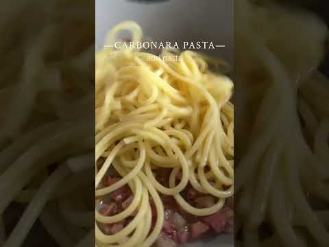 Easy Carbonara Pasta #carbonara #shorts #easypastarecipe