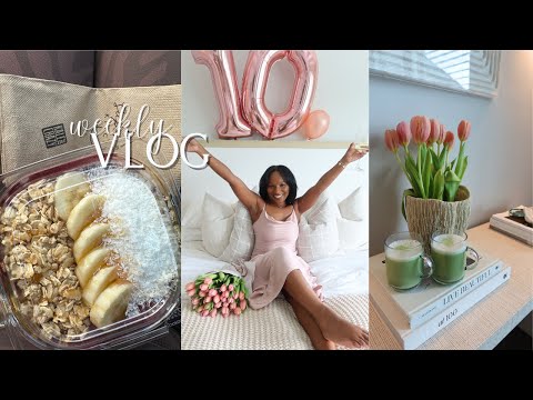 VLOG: WE HIT 10K!, HOMEMADE MATCHA, NEW TRAINER??, BATHROOM VISION, HOMEGOODS & MORE| JENNY JACKS