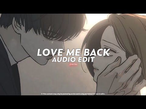 love me back (spedup/tiktok version) || trinidad cardona [ edit audio ] v5