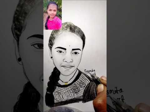 girl drawing painting colour  // girl drawing painting  // girl drawing easy  // girl drawing