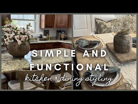 Simple and Functional | early spring kitchen & dining styling